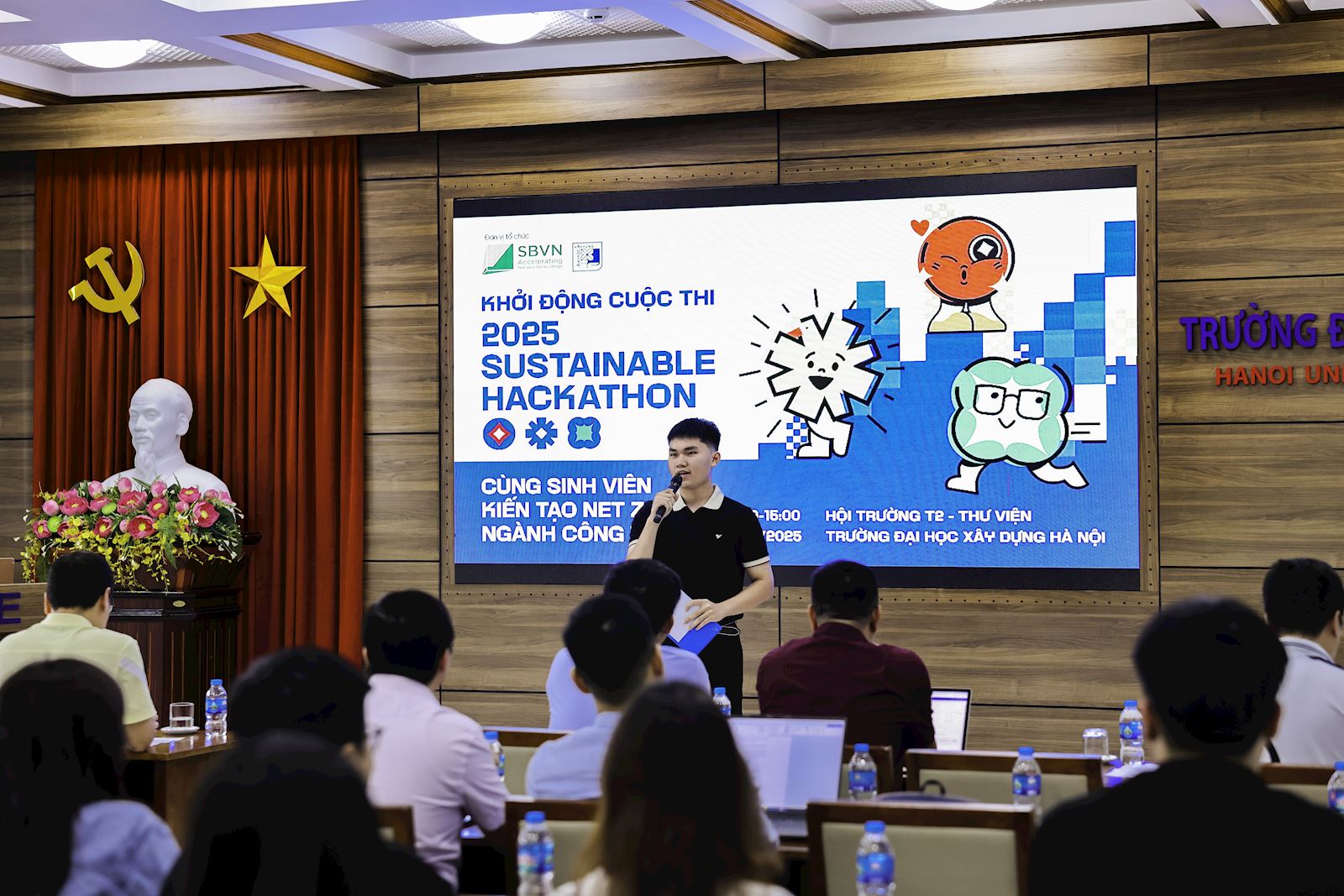 KICK-OFF EVENT KHỞI ĐỘNG CUỘC THI SUSTAINABLE HACKATHON 2025 – CÙNG SINH VIÊN KIẾN TẠO NET ZERO NGÀNH CÔNG TRÌNH